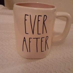 Rae Dunn Ever After Pink Ceramic Mug